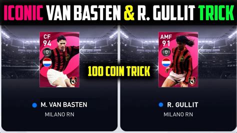 How To Get Iconic M Van Basten And Other Iconic Legend From Iconic