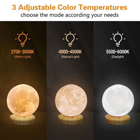 VoraiyaÂ® Light Therapy LampÂ®, 10000 Lux with 3 Color Temperatures ...