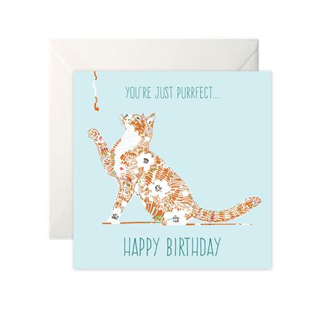 Cat Purrfect Birthday Card