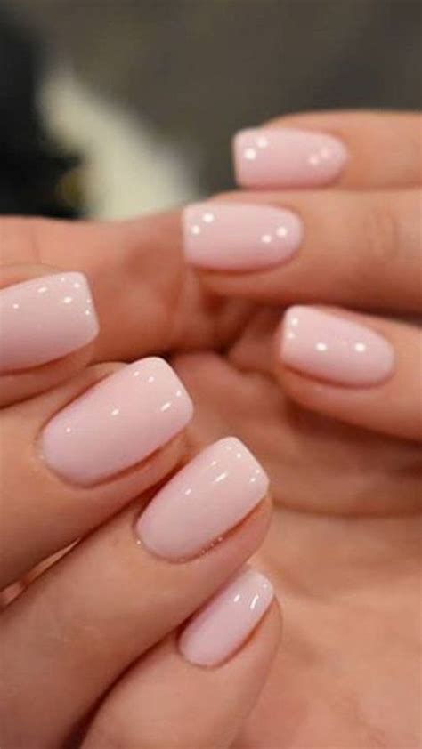 40 Rose Nails To Inspire Your Next Manicure Squoval Nails Neutral