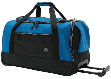 Protégé 25" Rolling Travel Duffel Bag with Telescopic Handle, Teal ...