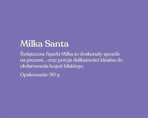 Milka Mikołaj z czekolady mlecznej 90 g Zakupy online z dostawą do