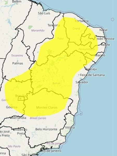 Alerta para baixa umidade do ar veja regiões avaliadas pelo Inmet