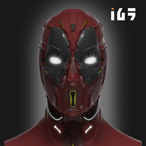 Artstation Sci Fi Deadpool Mask Concept Design