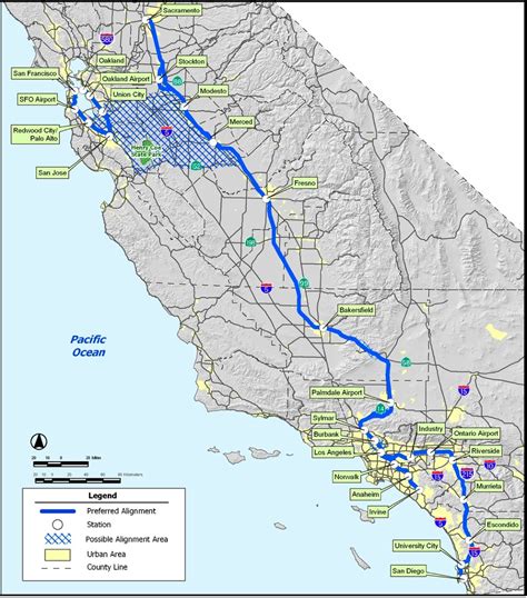 Ca high speed rail route map - gulustorm