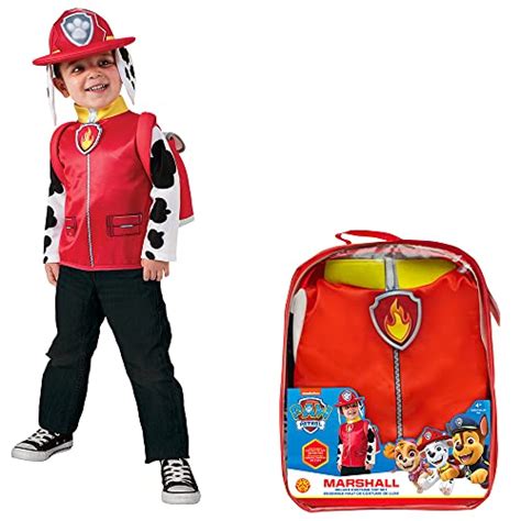 Rubies Ii Paw Patrol Marshall Deluxe Costume Top Hat And Pup Pack Red