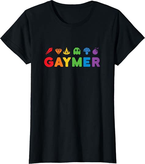 Gaymer Funny Lgbtq Pride Rainbow Gay Video Game Lover Gamer T Shirt