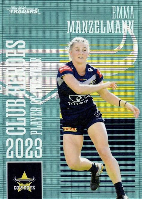 2024 NRL Traders Club Hero Teal CHT16 Emma Manzelmann North QLD