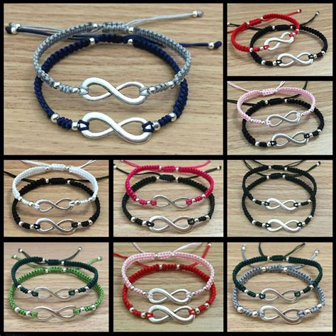 Infinity Bracelets Heart Friendship Bracelets Braided Bracelets