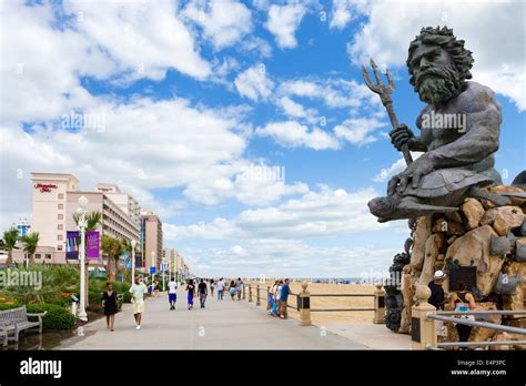 Paul Dipasquale S King Neptune Statue On The Boardwalk In Virginia