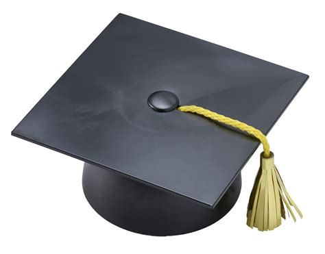 Black Graduation Cap And Diploma