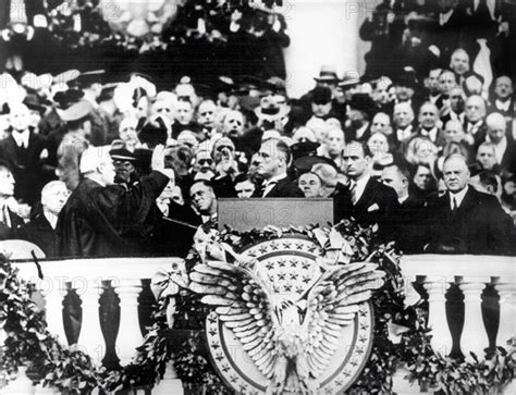 La Prestation De Serment De Franklin D Roosevelt Photo Keystone