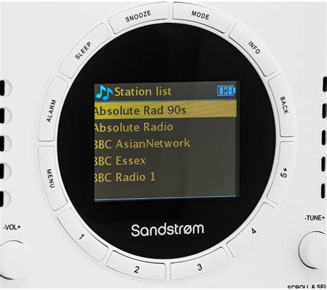 SANDSTROM SL IBTB18 Portable DAB FM Smart Bluetooth Radio Brown