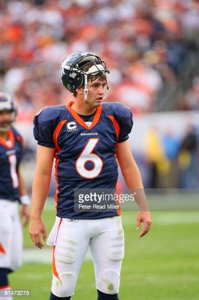 Denver Broncos Qb Jay Cutler On Sidelines During Game Vs Oakland