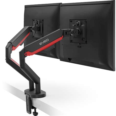 Eveo Premium Dual Monitor Stand 10 32â€ Dual Monitor Mount Vesa