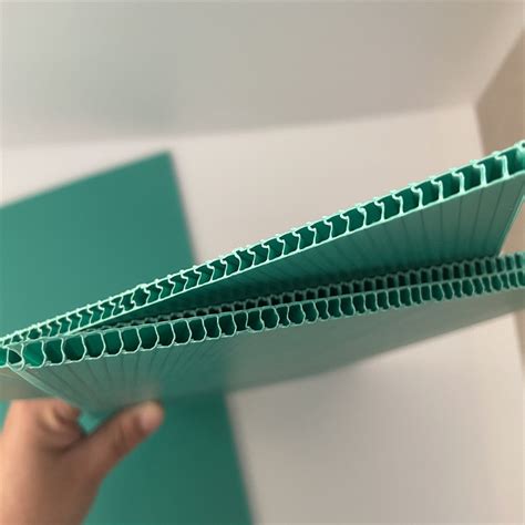 5mm Packing Green Colour PP Plastic Corrugated Hollow Sheet