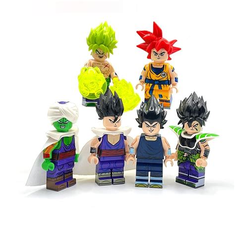 Pcs Dragon Ball Super Broly Son Goku Vegeta Gohan Piccolo Minifigures