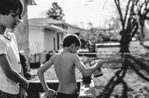 Watering The Plant By Stocksy Contributor Ali Deck Stocksy