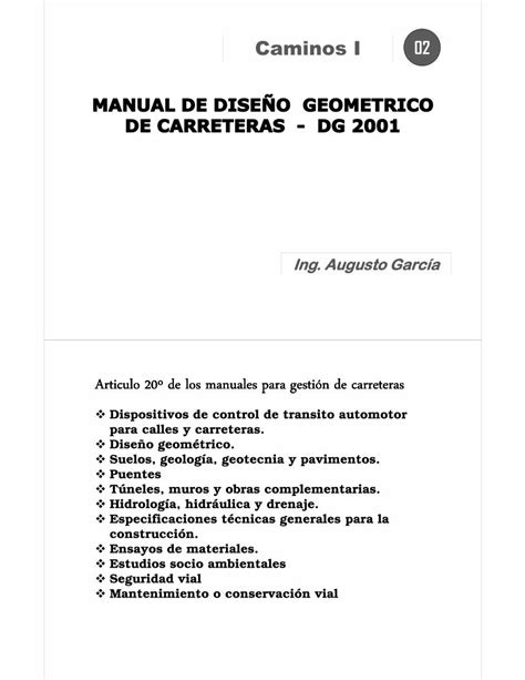 PDF 03 00 NORMA DISEÑO GEOMETRICO CATEGORIZACION DE LA VIA pdf