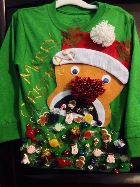 Kids Ugly Sweater Ugly Sweater Party Pinterest Xmas Craft And