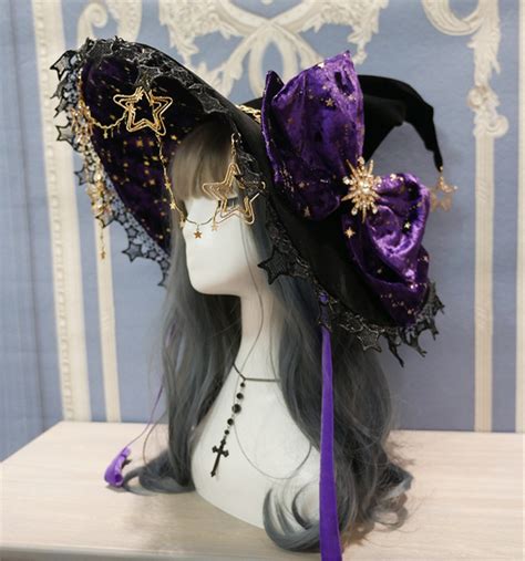 Halloween Decoration Witch Hat Magic Witch Hat Halloween Witch Costume ...