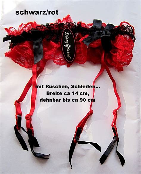 Strapsgürtel aus Spitze sehr SEXY Strapshalter String Farben Rüschen S