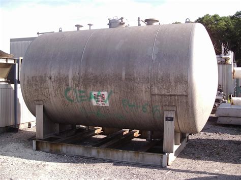 Used Gaston County Fabricators Approximately 4500 Gallon 316L SS Tank