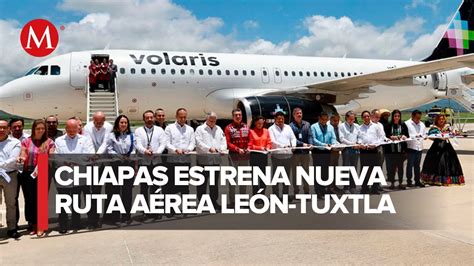 Rutilio Escand N Encabeza La Inauguraci N De Ruta A Rea De Volaris En