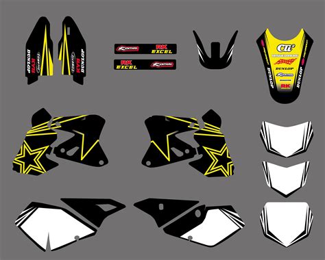 New Style Team Graphics Backgrounds Decals Stickers For Suzuki Drz