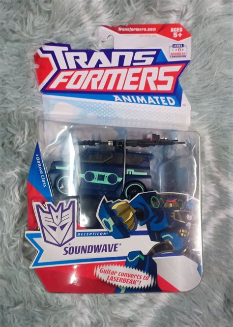 Transformers Animated Deluxe Class Decepticon Soundwave And Blizing