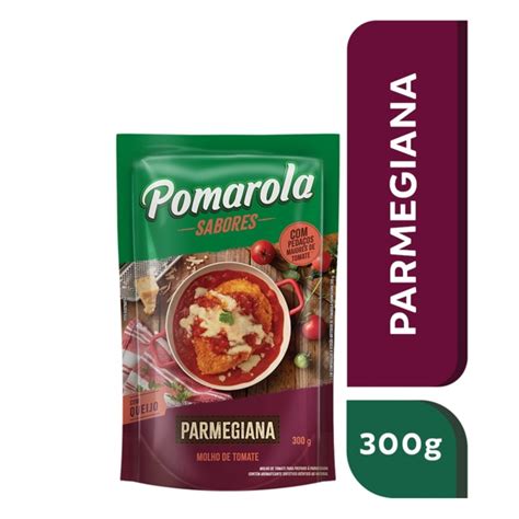 Molho de Tomate Parmegiana Pomarola Sabores Sachê 300g Super Veneza