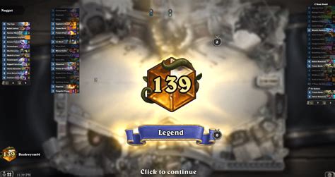 C Thun Druid 139 Legend Bookwyrm Score 29 20 Hearthstone Wild Decks