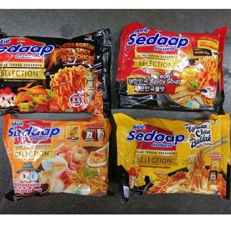 Jual Sedap Selection Korea Cheese Buldak Singapore Laksa Spicy Mie