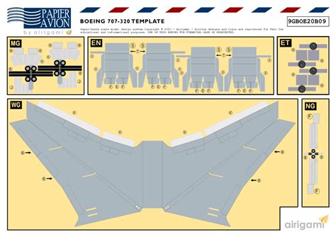 G Tarom C S Boeing Airigami X By Robertcojan Papier