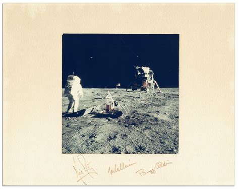 Lot Detail - Apollo 11 Crew Signed Photo