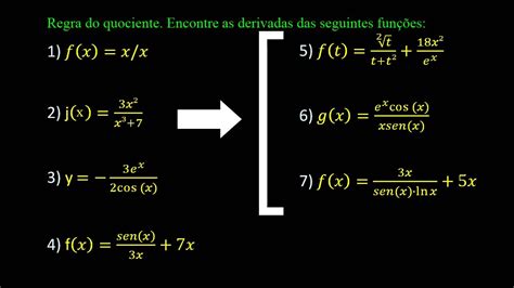 Regra Do Quociente Derivadas