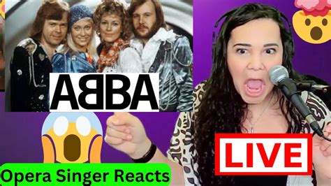 Abba 💃🎶👑 Dancing Queen 👑 Opera Singer Reacts Live 💃🎶👑 Youtube