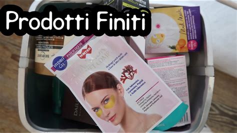 EMPTIES Prodotti Finiti Febbraio 2018 YouTube