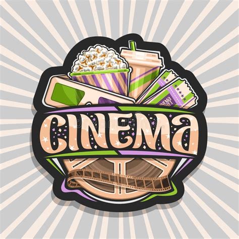 Logo For Cinema Festival With Old Movie Camera Stock Vector