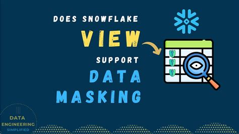 Snowflake Views Column Level Security Applicability Part 04 YouTube