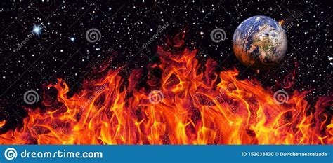 Apocalypse Panorama The Earth Destroyed By Exploding Sun End Of The