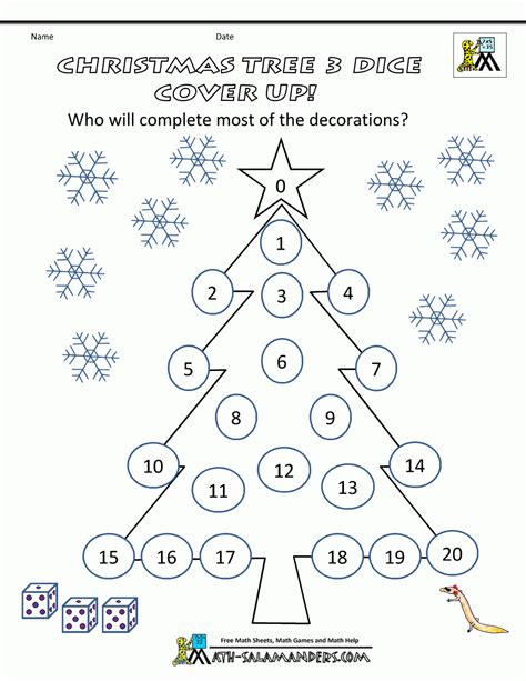 Christmas Math Activities For Th Grade Free