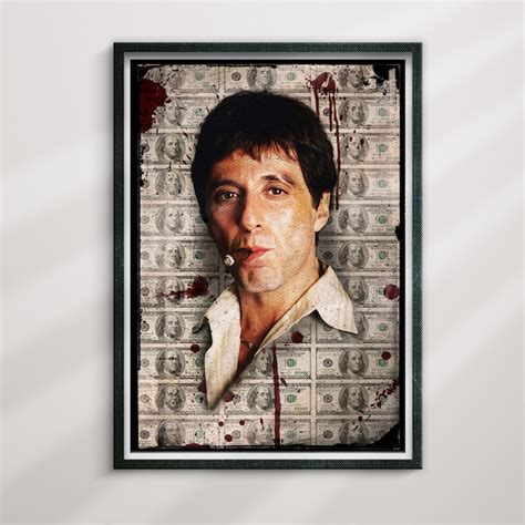 Scarface Artwork Wall Art Etsy