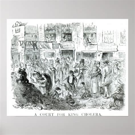 A Court For King Cholera 1852 Poster Zazzle