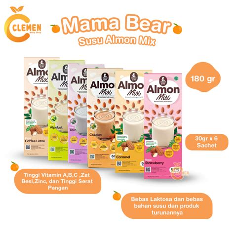 Jual Mama Bear Susu Almon Mix Pelancar Asi Gr Gr X Sachet