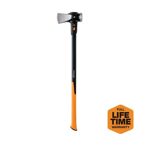 Fiskars IsoCore 8 Lbs Forged Steel Splitting Maul With 36 In