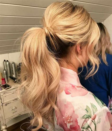 Celebrity Wavy Blond Human Hair Drawstring Pony Tail Hairpiece Clip In Honey Blonde Fancy