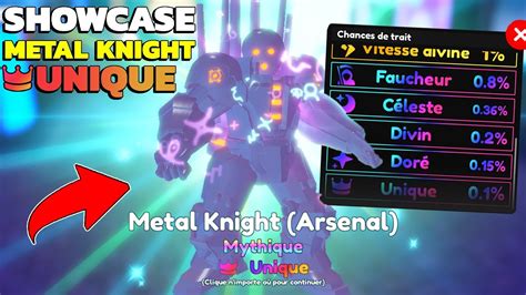 Unique Metal Knight K Damages Sur Anime Adventure Youtube