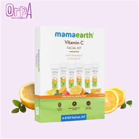 Mamaearth Vitamin C Facial Kit - 60g - Orpa