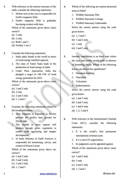 VISION IAS Prelims Test Series 2021 26 To 30 English Medium